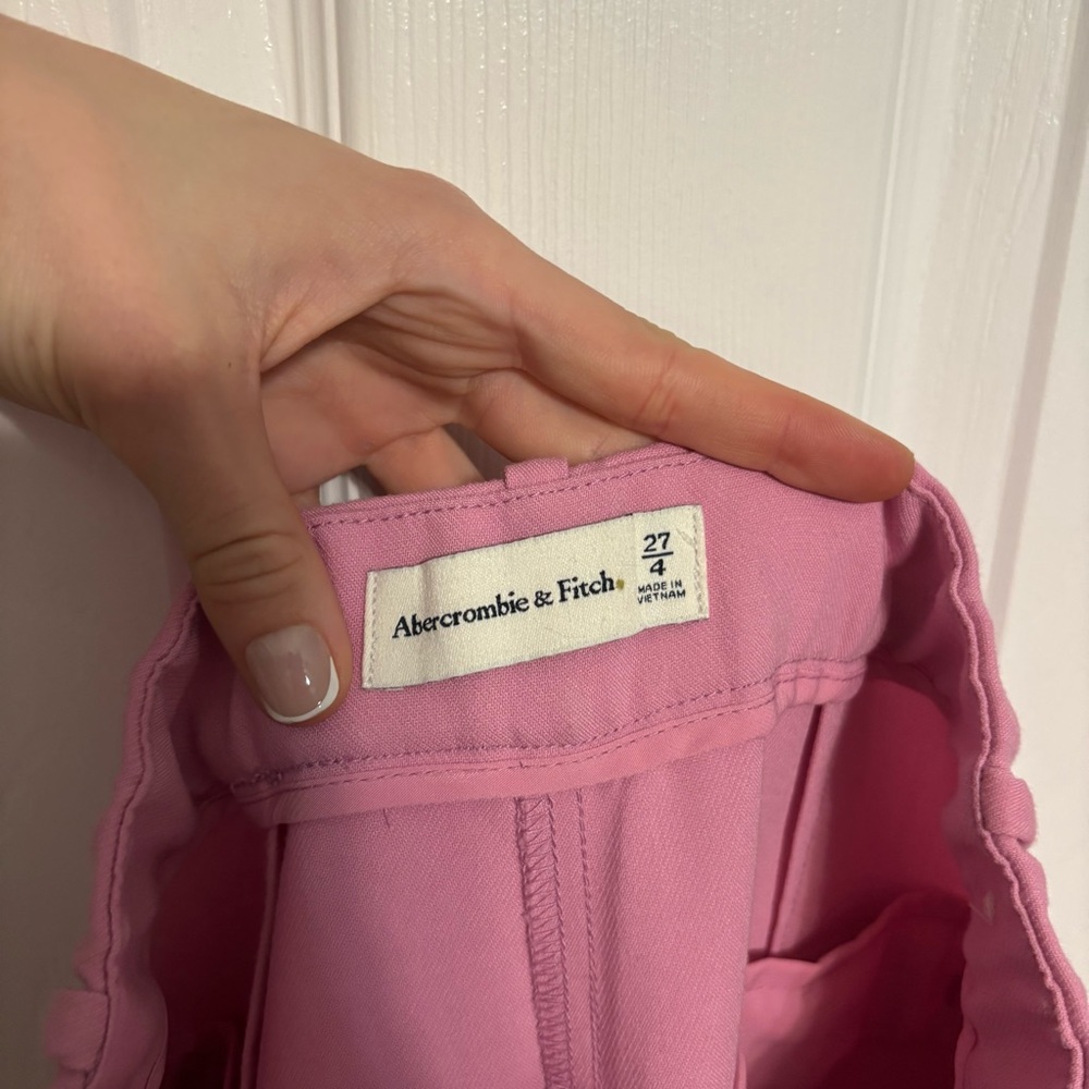 Abercrombie & Fitch Pink Sloane Tailored Pants - Picture 4 of 6